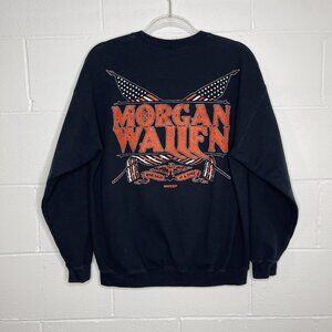 Morgan Wallen Black Sweatshirt ONE NIGHT AT A TIME 2024 TOUR, L Pullover